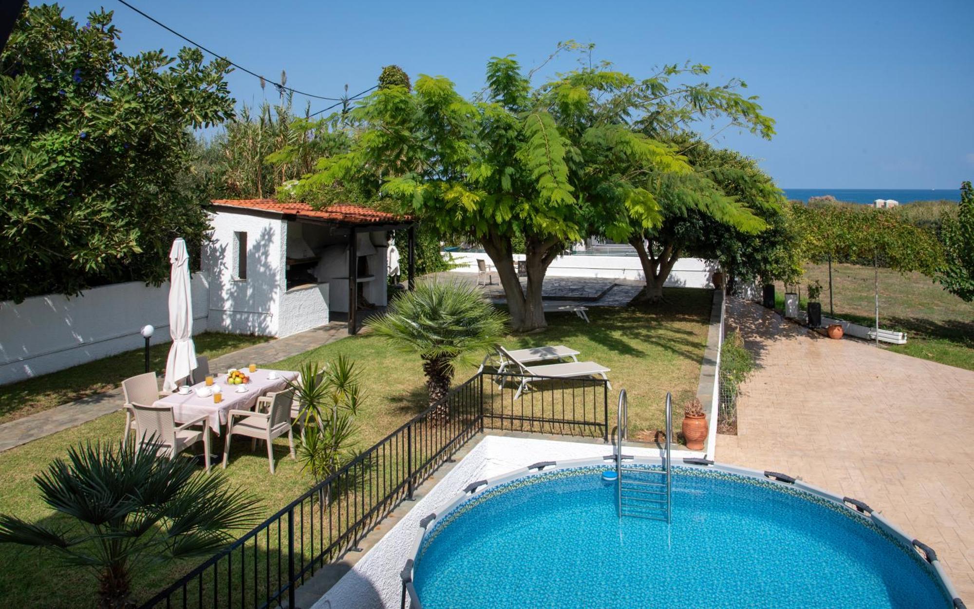 Villa Eleni 100M From The Sea Rapaniana ภายนอก รูปภาพ