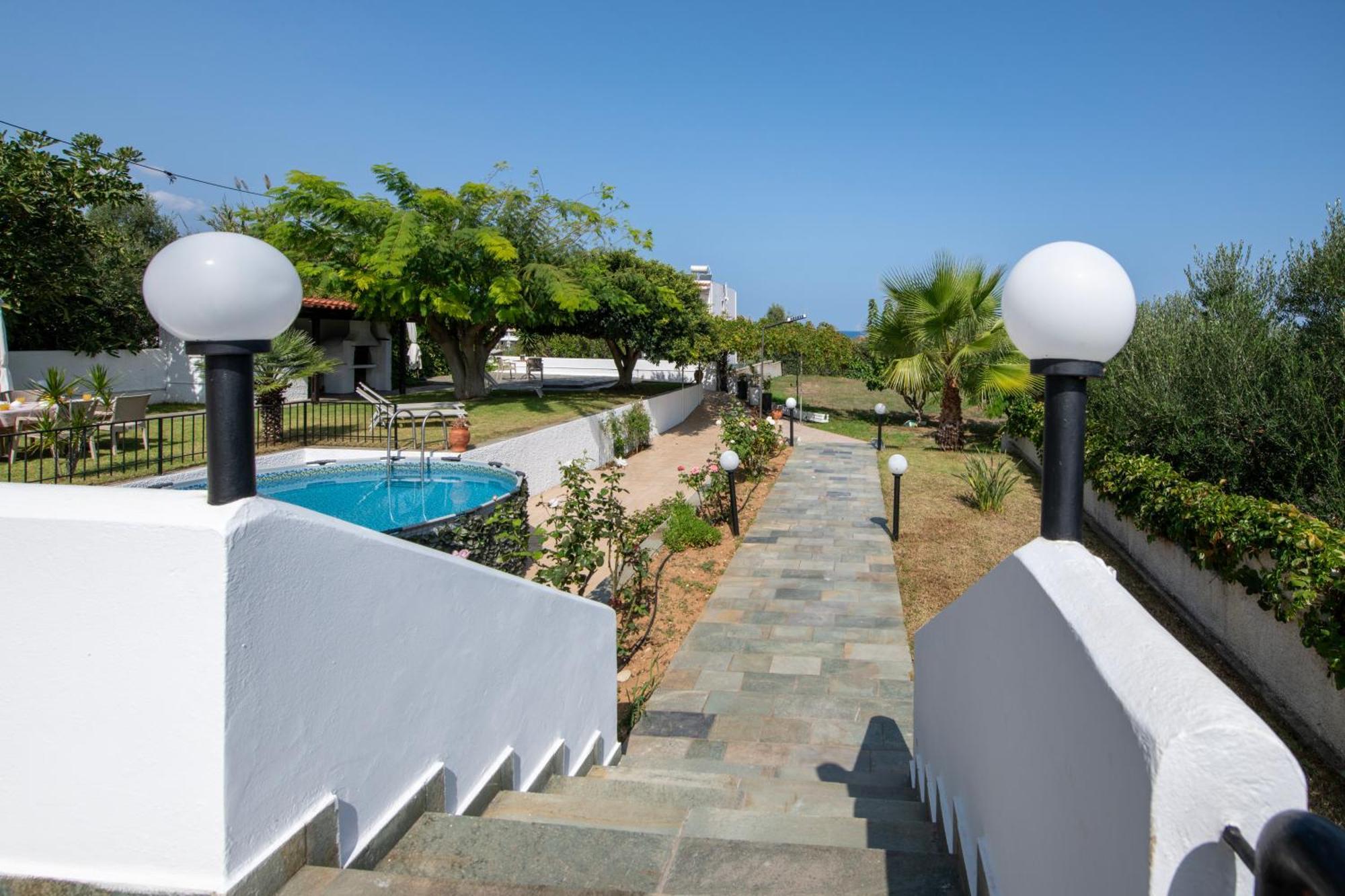 Villa Eleni 100M From The Sea Rapaniana ภายนอก รูปภาพ
