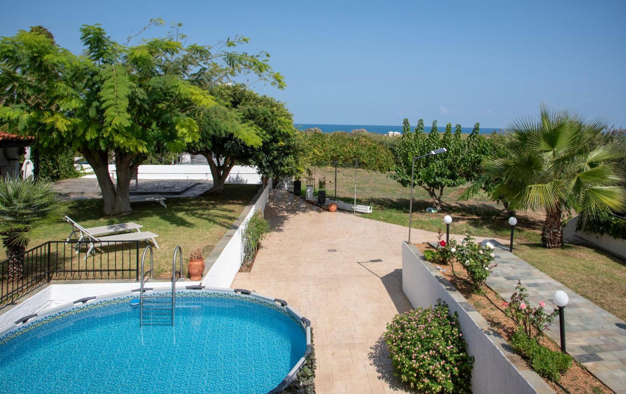 Villa Eleni 100M From The Sea Rapaniana ภายนอก รูปภาพ